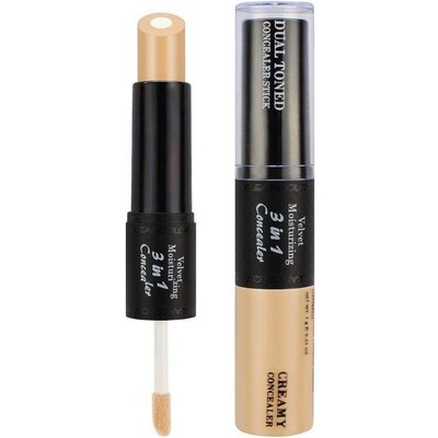 KLEANCOLOR Velvet Moisturizing 3 In 1 Concealer - Natural Beige