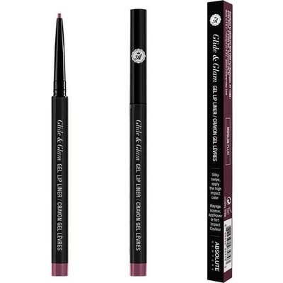 ABSOLUTE Glide & Glam Gel Lip Liner - Plum