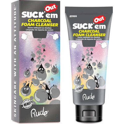 RUDE Suck'Em Out Charcoal Foam Cleanser