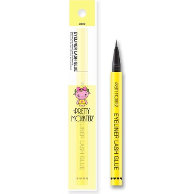 Pretty Monster Eyeliner Lash Glue - Black