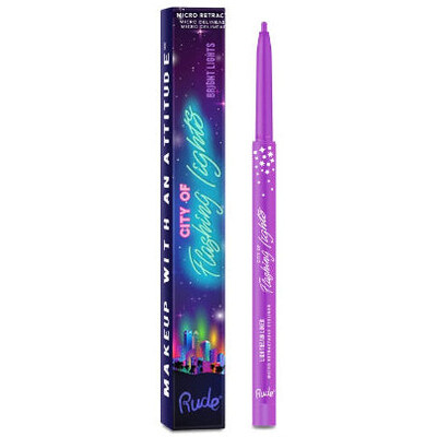RUDE City of Flashing Lights Micro Retractable Liner - Bright Lights