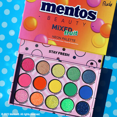 RUDE Mentos Mixed Fruit Neon Palette