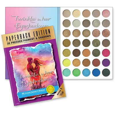 RUDE Twinkle In Her Eyeshadows Palette - Paperback Edition